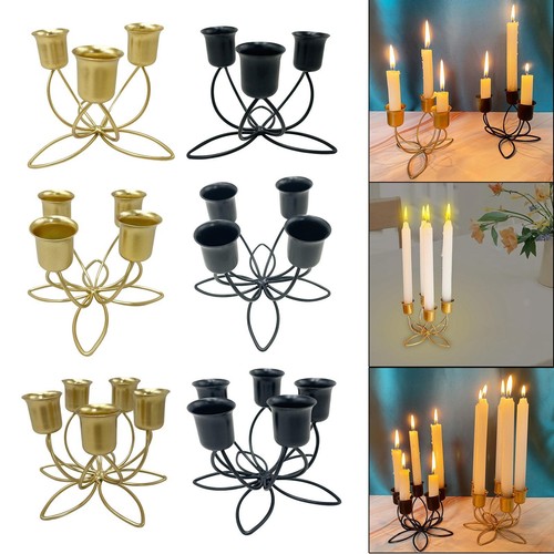 Candle stand iron centerpieces - iron,