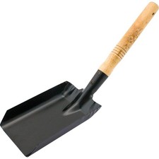COAL SHOVEL 4" SMALL BLACK METAL FIREPLACE CONTRACTORS SPADE PET DOG SCOOP 70382