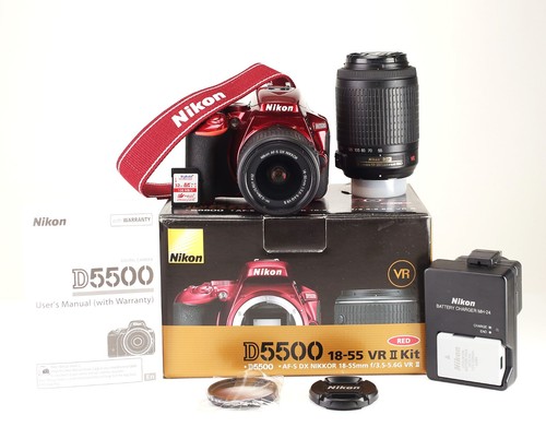 Nikon d5500 dslr 55mm - dslr, 18-55mm