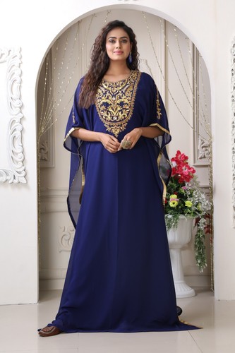Dark blue and - dark, gold