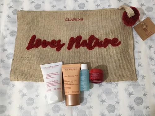Clarins samples set with - samples,