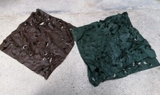 10x British Army Square Camo Net Garnish 65x65 Camouflage Hides Fishing Bedroom