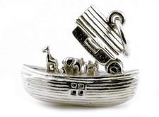 STERLING SILVER OPENING NOAH'S ARK CHARM 