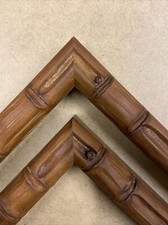 Brown bamboo picture photo frame 6x4 7x5 9x7 10"x8" 12"x10" 14"x11" A4 20x16