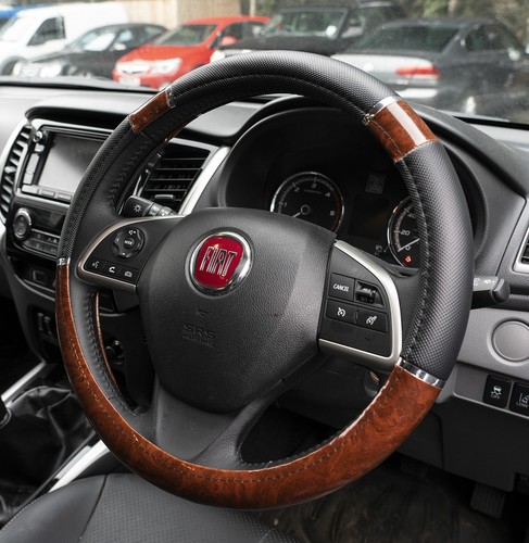 Wood effect steering wheel - wood,