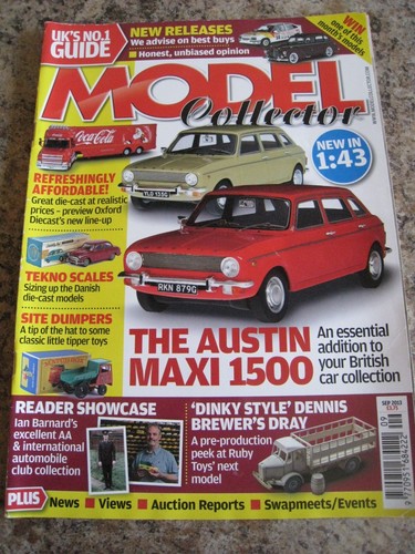 Model collector sep 2013 - model,
