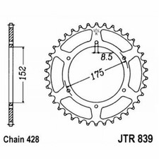 Corona JT 839 Z53 Yamaha 125