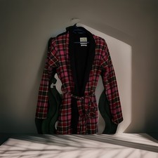 Jack Wills Women's Chequerd Dressing Gown Size S/M