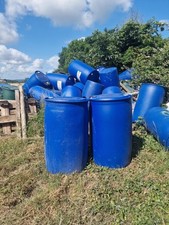 200 Litre 45 Gall plastic drum barrel ideal for Water,Butt,Rain,Raft,Float,Tank