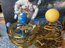 Eaglemoss Earth, Moon and Sun Orbiter.  Complete.  Very shiny.