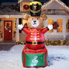 6FT Inflatable Christmas Bear