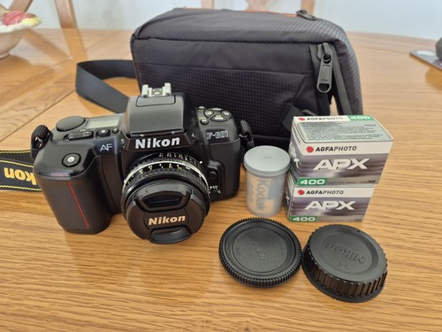 Nikon f601 35mm slr film - nikon,