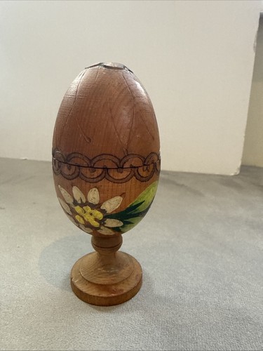 Antique wooden darning egg - wooden,