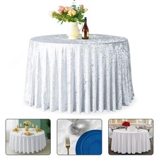 Large Round Velvet Table Cover