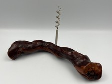 Vintage wooden corkscrew, with