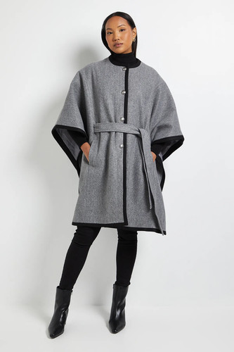 Wallis dark grey - dark, coat