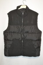 Zara men's black padded gilet