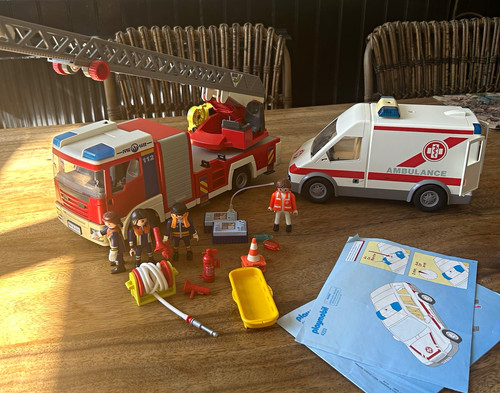 Playmobil fire rescue - rescue, ladder