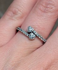 Pandora Two Sparkling Hearts