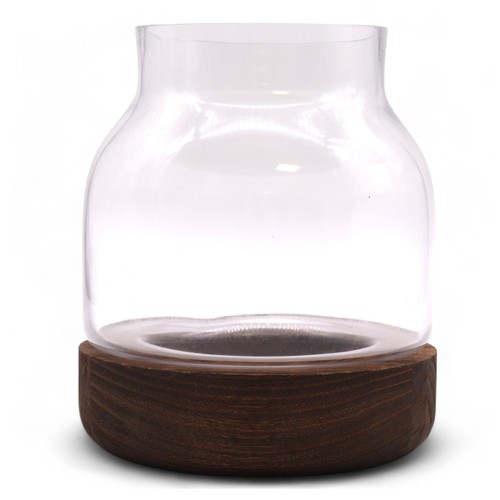 Glass dome cloche bell jar - glass,