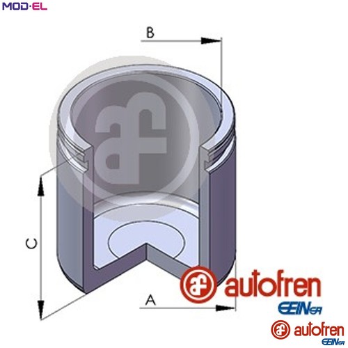 Piston brake caliper d02567 - piston,