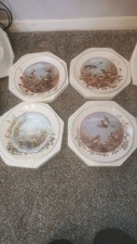 Set Of 4 Royal Doulton Seasons Of The Hedgerow Collector Plates Mark Chester