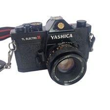 Yashica TL Electro X ITS Film Camera Black + Yashinon DS-M 50mm f1.7 Lens