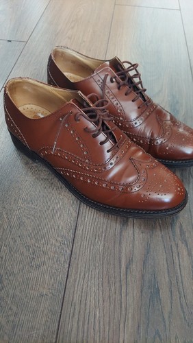 Vintage shoes brown leather - brown,