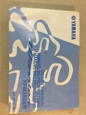 Yamaha YFM350XR Raptor Owners Manual