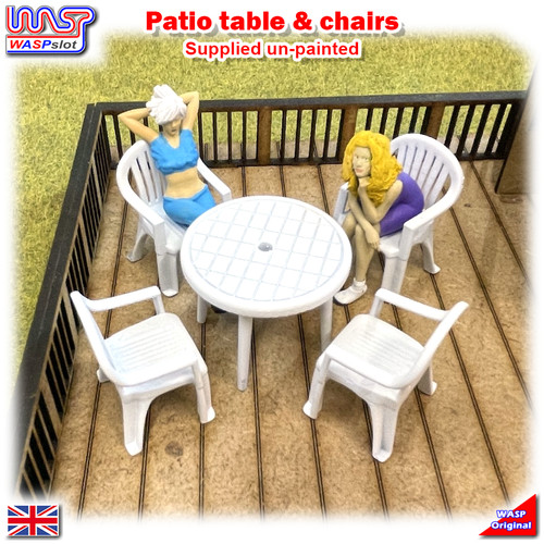 Patio table chairs set - patio, &