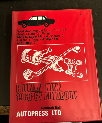 Hillman minx workshop - hillman,
