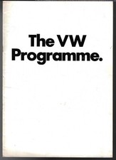 Volkswagen Range 1972-1973 UK