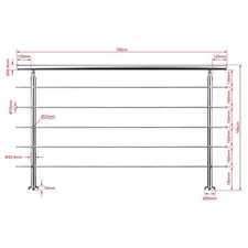 Stainless steel handrails