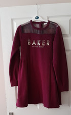 Ted Baker maroon Girls dress