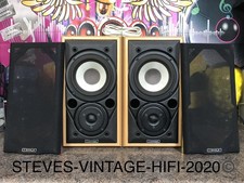 Mission 700 2-Way Reflex Speakers 8Ω, 75W VGC SERVICED RARE - BEECH L@@K FREE PP