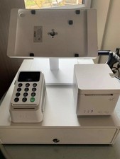 Zettle POS system with card reader, ipad dock, receipt printer and till drawer