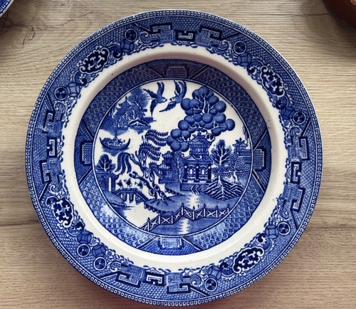 Vintage willow pattern - vintage,