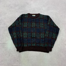 Vintage Knitted Jumper checked