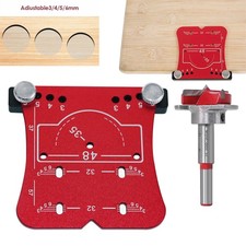 35mm Hinge Hole Locator Jig Kitchen Door Cabinet Drill Guide Hole Multipurpose
