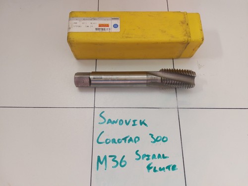 Sandvik m36 spiral flute plug - flute,