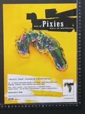 THE PIXIES - BEST OF THE PIXIES - MAGAZINE ADVERT POSTER A4 SIZE XMA1