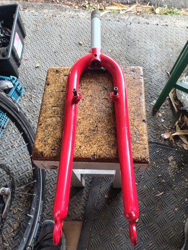 Rigid steel forks removed from - forks,