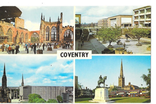 Postcard coventry multi view - postcard,