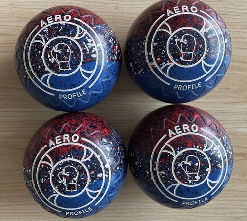 Aero profile lawn bowls set - aero,
