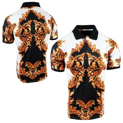 Mens polo shirt black luxury - black,