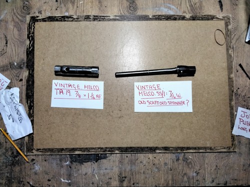 Vintage melco box - spanners,