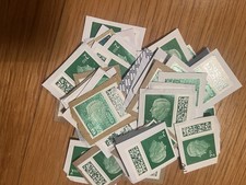 200 x 2ND Class Standard Stamps unfranked on paper