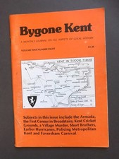 1988 Bygone Kent Journal Volume 9 Number 8 Broadstairs Census Kent Cricket