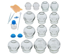 Professional Cupping Set 12 pcs Glass Cups Hijama Cups Fire Cupping Cups