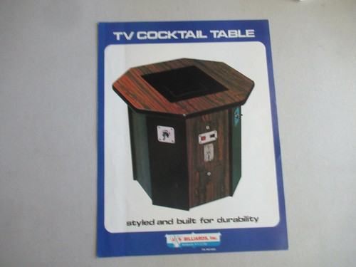 Old stock cocktail table - stock, tv